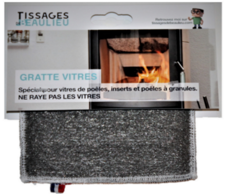 GRATTE VITRE POÊLES ET INSERTS A BOIS - Tissages de beaulieu